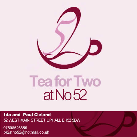 Tea for Two at No 52 | Cafe and Coffee Shop | Uphall